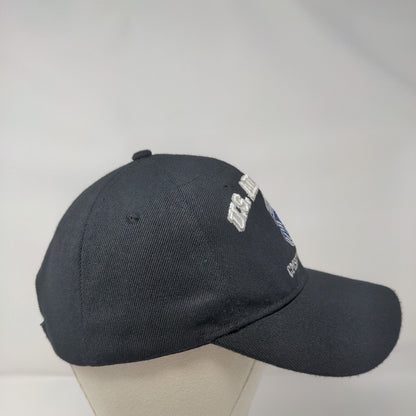 US Air Force CMSGTRETIRED Strapback Hat Black OSFM Adjustable Embroidered KYS