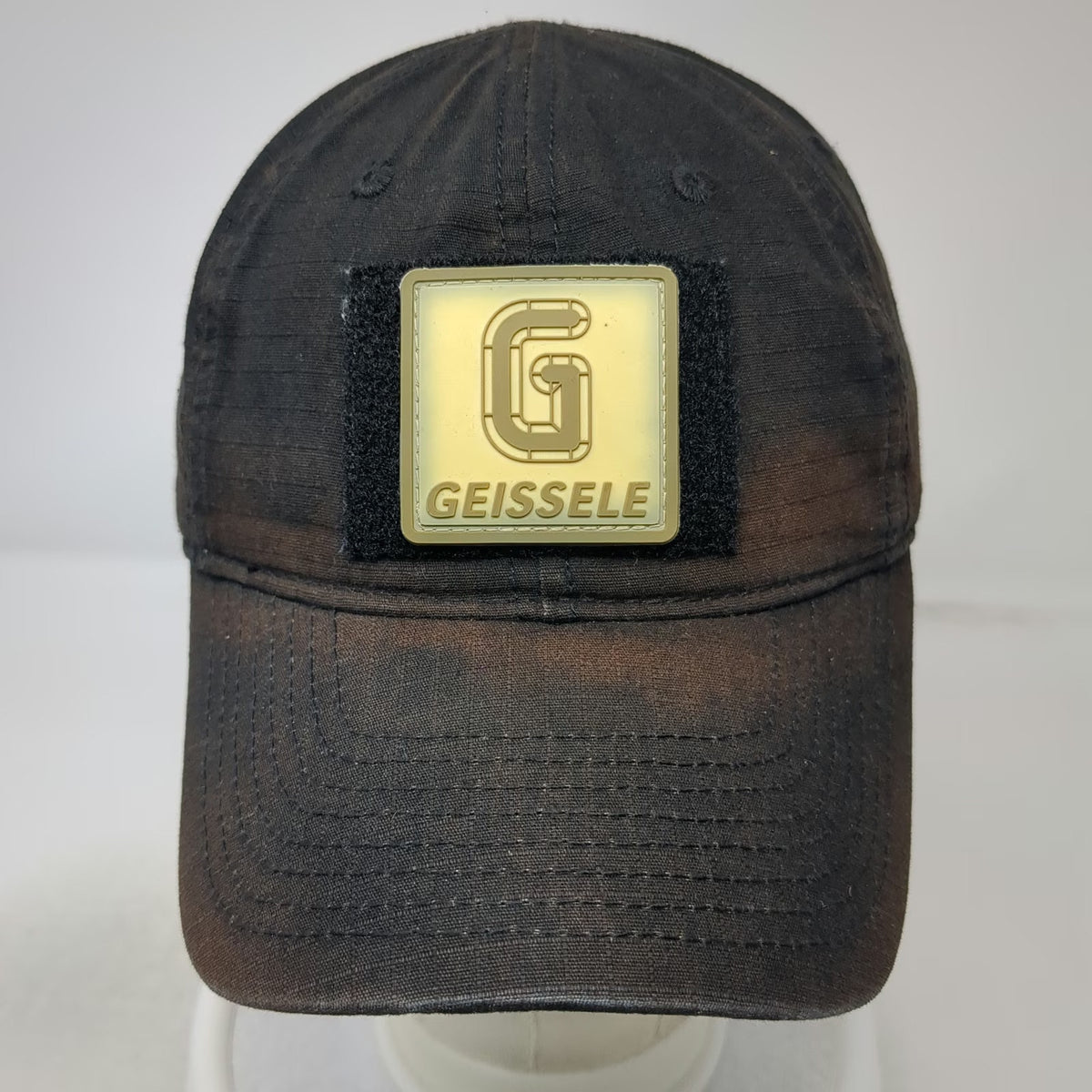 Geissele Baseball Cap Black One Size Tactical USA Made G Patch Strapback hat