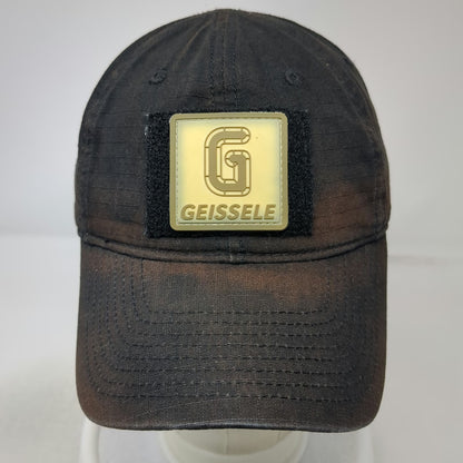 Geissele Baseball Cap Black One Size Tactical USA Made G Patch Strapback hat