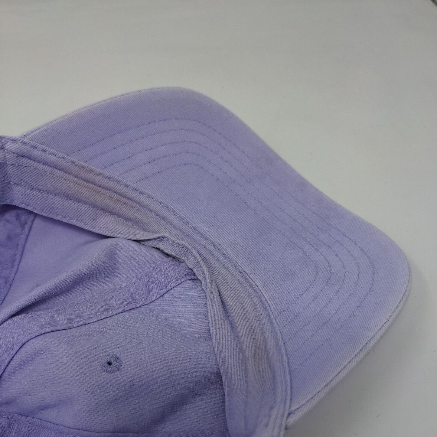 Unbranded Slideback Hat Purple Lavender Sunrise OSFM Solid 6 Panel Blank