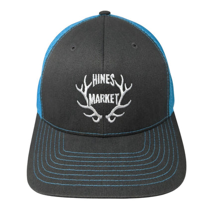 Hine Market Snapback 112 Trucker Hat Multi OS Adjustable Mesh Back Richardson