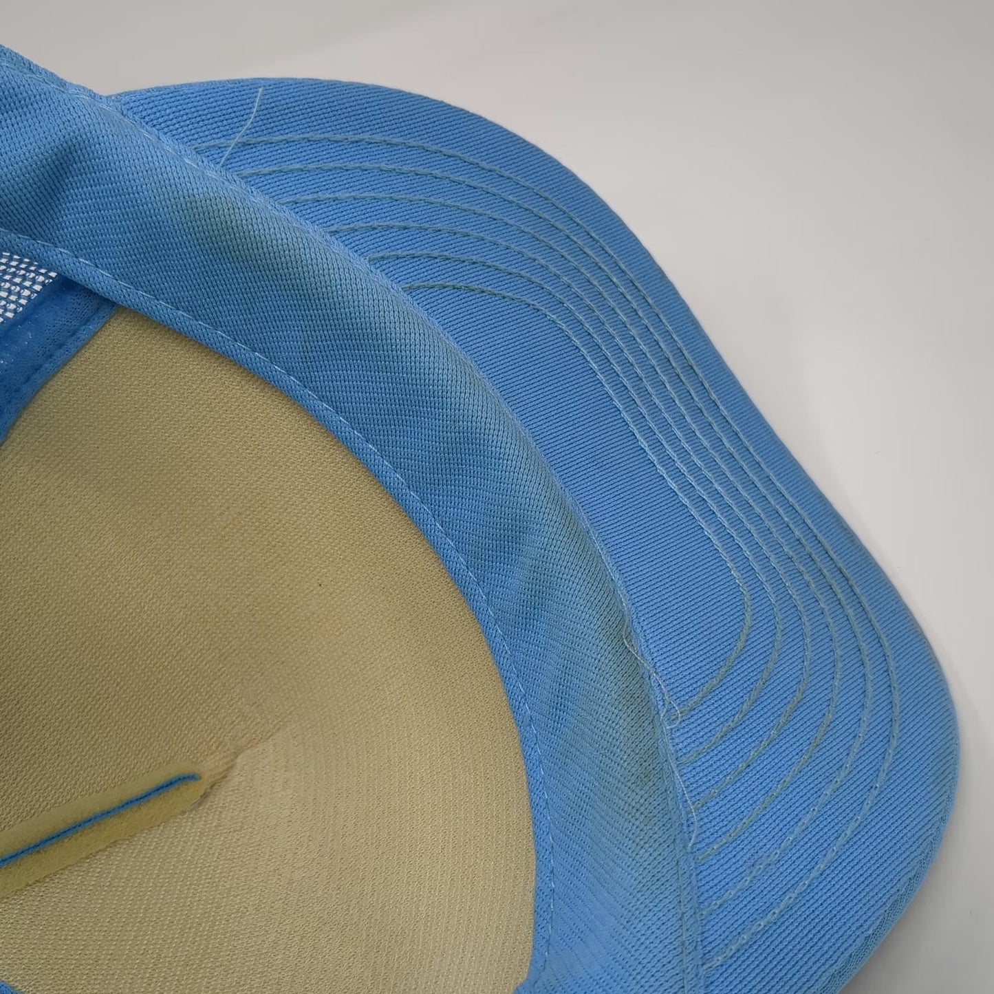 Indy 89 Indianapolis Racing Event Trucker Hat Blue Vintage Mesh Snapback Foam