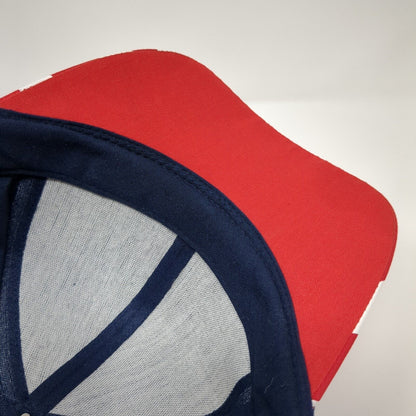 Jim's Lumber Snapback Hat Multi OSFA Adjustable American Flag Nissun