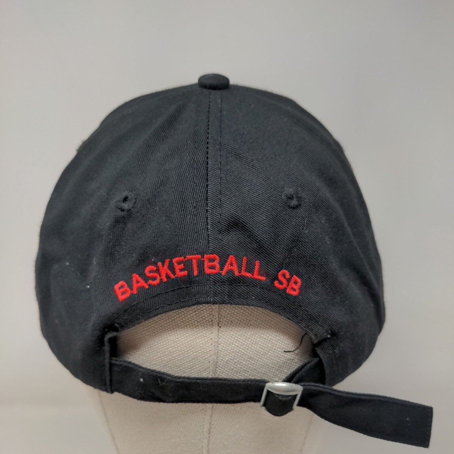 Cheerleader Basketball SB Slideback Hat Black OSFM Adjustable Embroidered