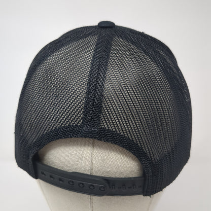 WM Western Mountain Est 1972 Snapback Trucker Hat Black OS Mesh Back Yupoong