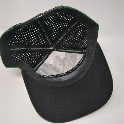 Tmrk Snapback Hat Green OSFA Adjustable Breathable Durable Porposal Company