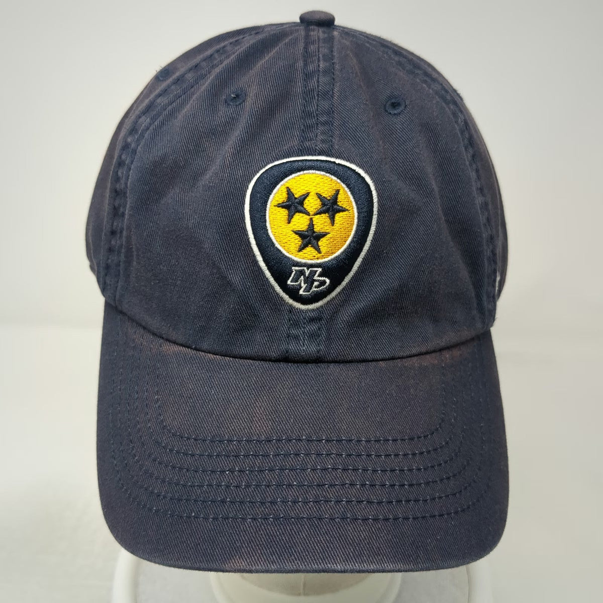 '47 NHL Nashville Predators Baseball Cap Blue XL Tennessee Guitar Pick Hat