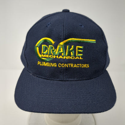 Drake Mechanical Plumbing Contractors Snapback Hat Blue One Size Otto