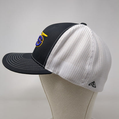 Pacific Headwear Fitted Trucker Hat Black 7 3/8-8 D-Series 405 Mesh Back