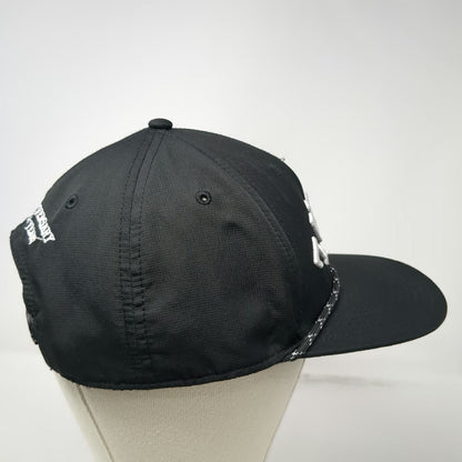 Cap America 5 Panel Black One Size Hat SOLV 50th Anniversary Rope Snapback