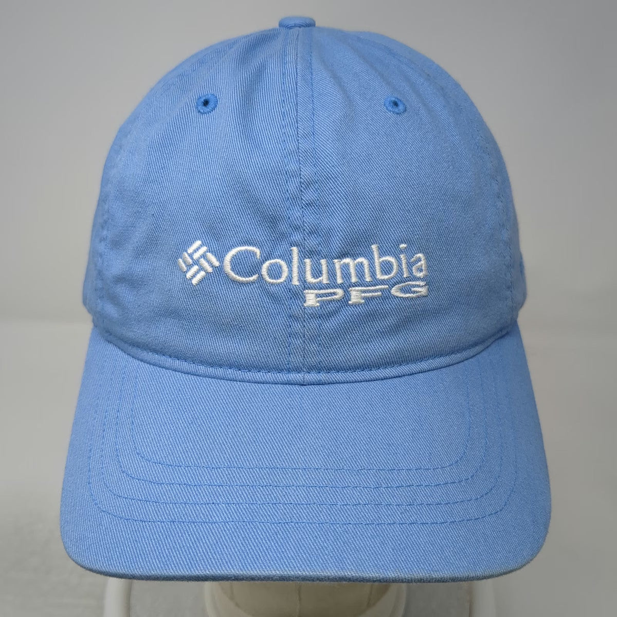 Columbia Baseball Cap Blue One Size PFG Performance Fishing Gear Cotton Hat