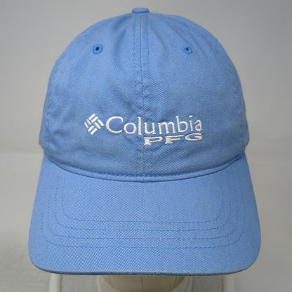 Columbia Baseball Cap Blue One Size PFG Performance Fishing Gear Cotton Hat