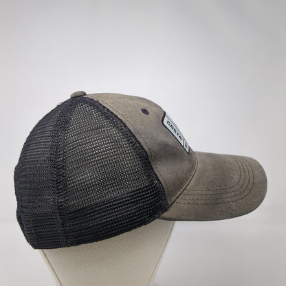 Costa Del Mar Snapback Trucker Hat Gray One Size Mesh Back Fish Patch