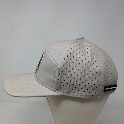 Happy Feet Men's Snapback Mesh Back Hat Tan 3D Brave Creative Leader Logo