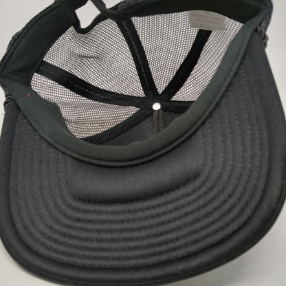 Dutch Bros 5 Panel Black One Size Mesh Back Rope Hat Windmill Logo Slideback