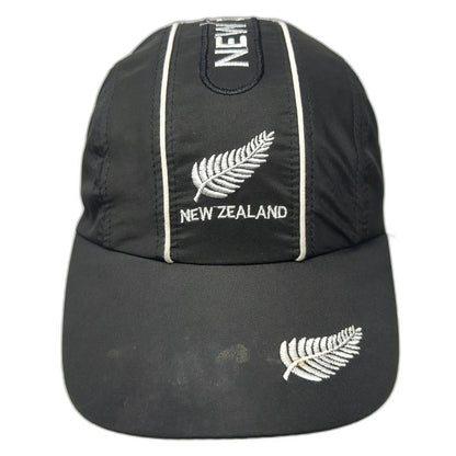 New Zealand Silver Fern Sport Baseball Cap Black One Size Strapback Hat