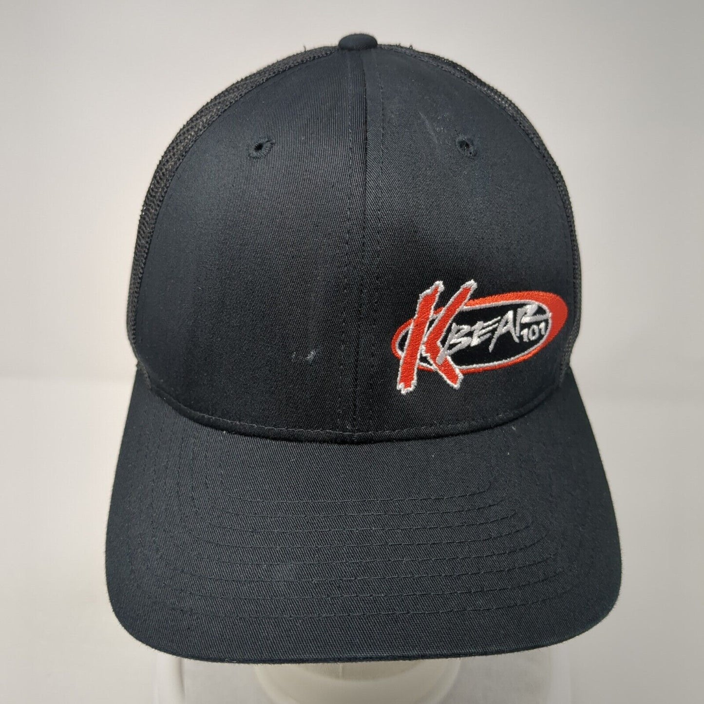 KBear 101 Snapback Trucker Hat Black One Size Mesh Back Richardson