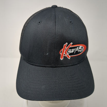 KBear 101 Snapback Trucker Hat Black One Size Mesh Back Richardson