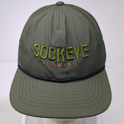 Pacific Headwear Baseball Cap Green One Size Sockeye Brewing Rope Slideback Hat