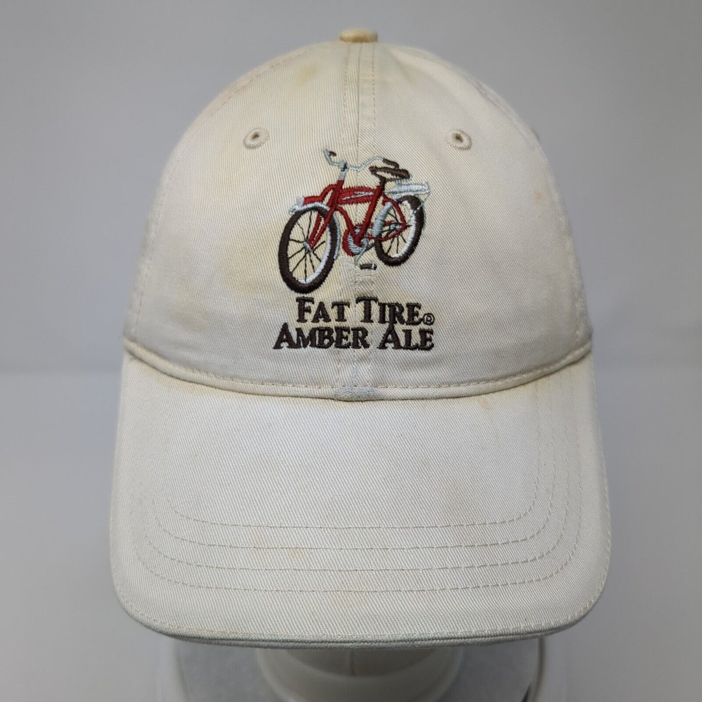 Fat Tire Amber Ale Strapback Hat Tan One Size New Belgium Brewing Co