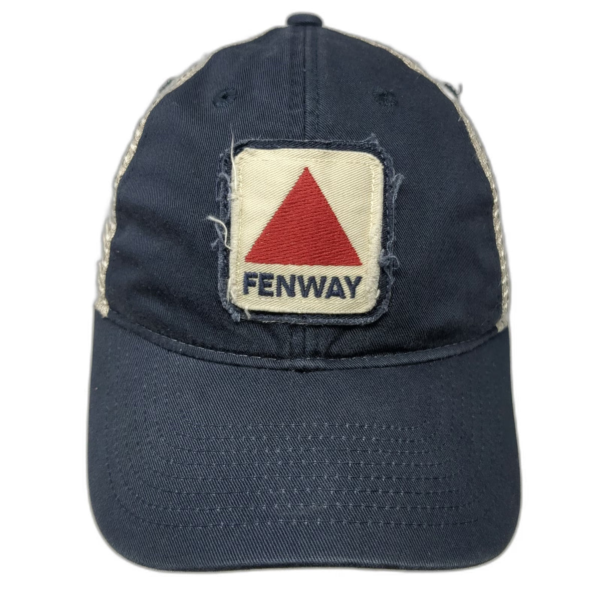 Legacy Chowdaheadz Blue Trucker Hat One Size Fenway Park Red Triangle Snapback