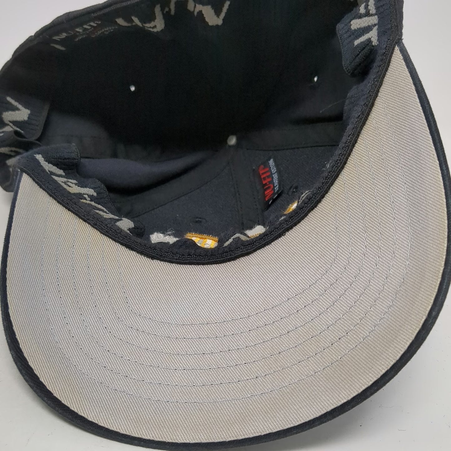 KC Caps Baseball Cap Black M CRA Towing Recovery Kearny NJ Fitted Hat Stretch