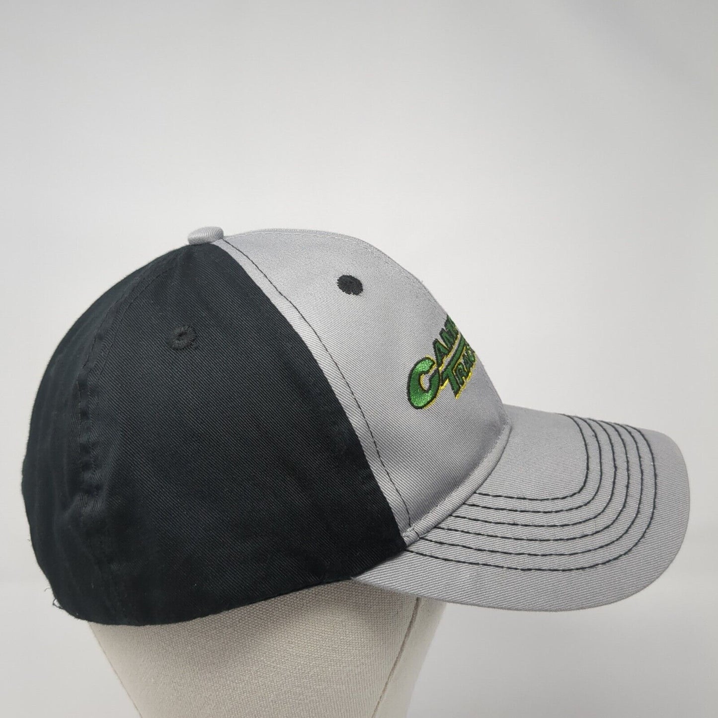 Campbell Tractor Co. Strapback Hat Gray OS Adjustable Embroidered John Deere