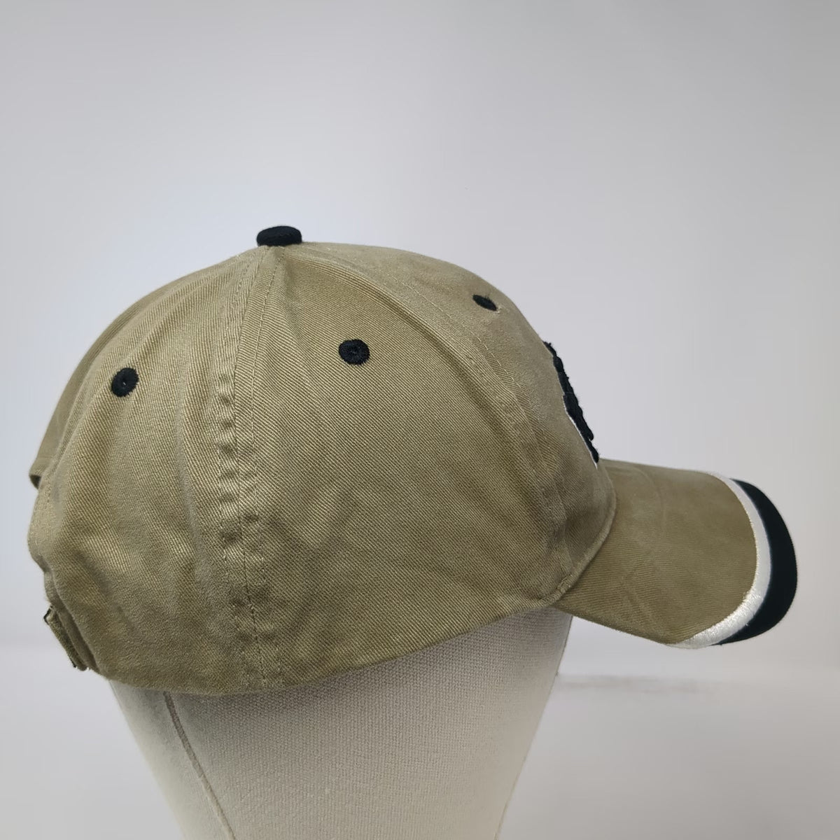 Fahrenheit Portland Oregon Baseball Cap Brown Black White One Size Cotton Hat