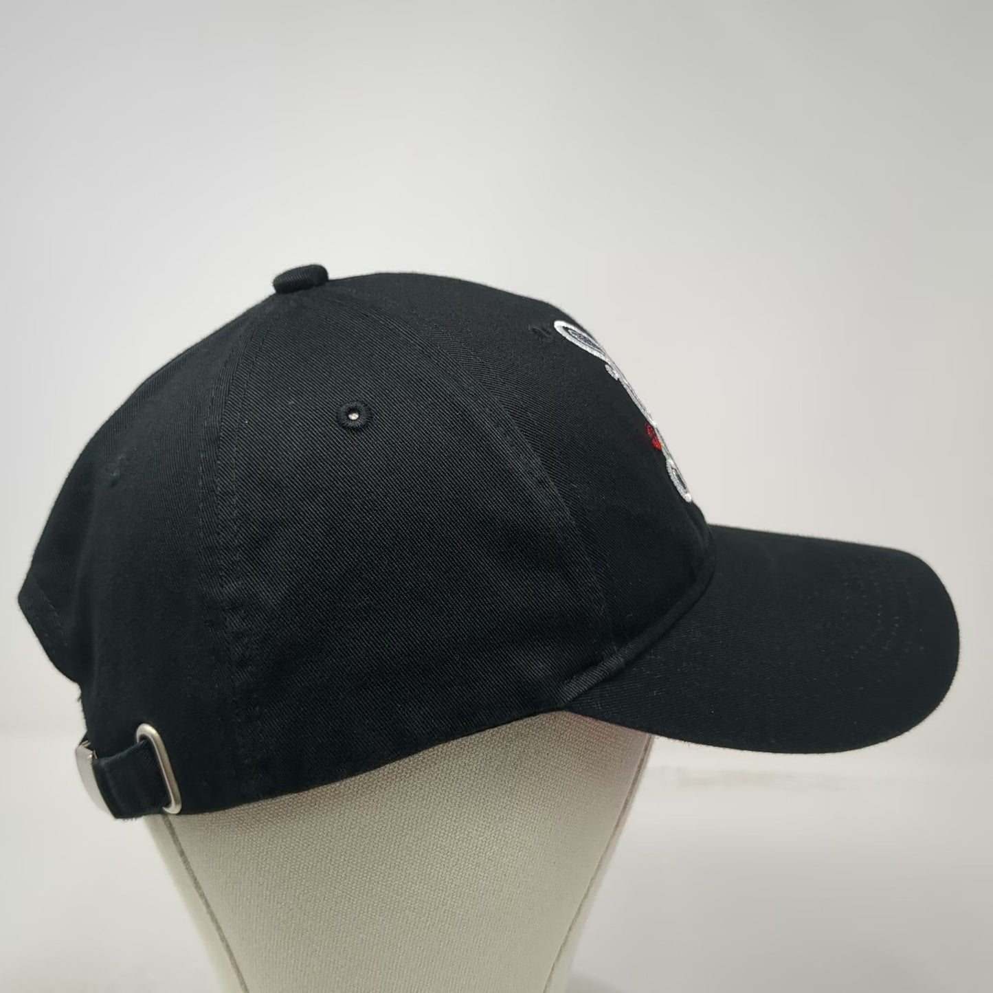 BKYS Baseball Cap Hat Black One Size Lucky Charm Rabbit Red Underbrim Graphic