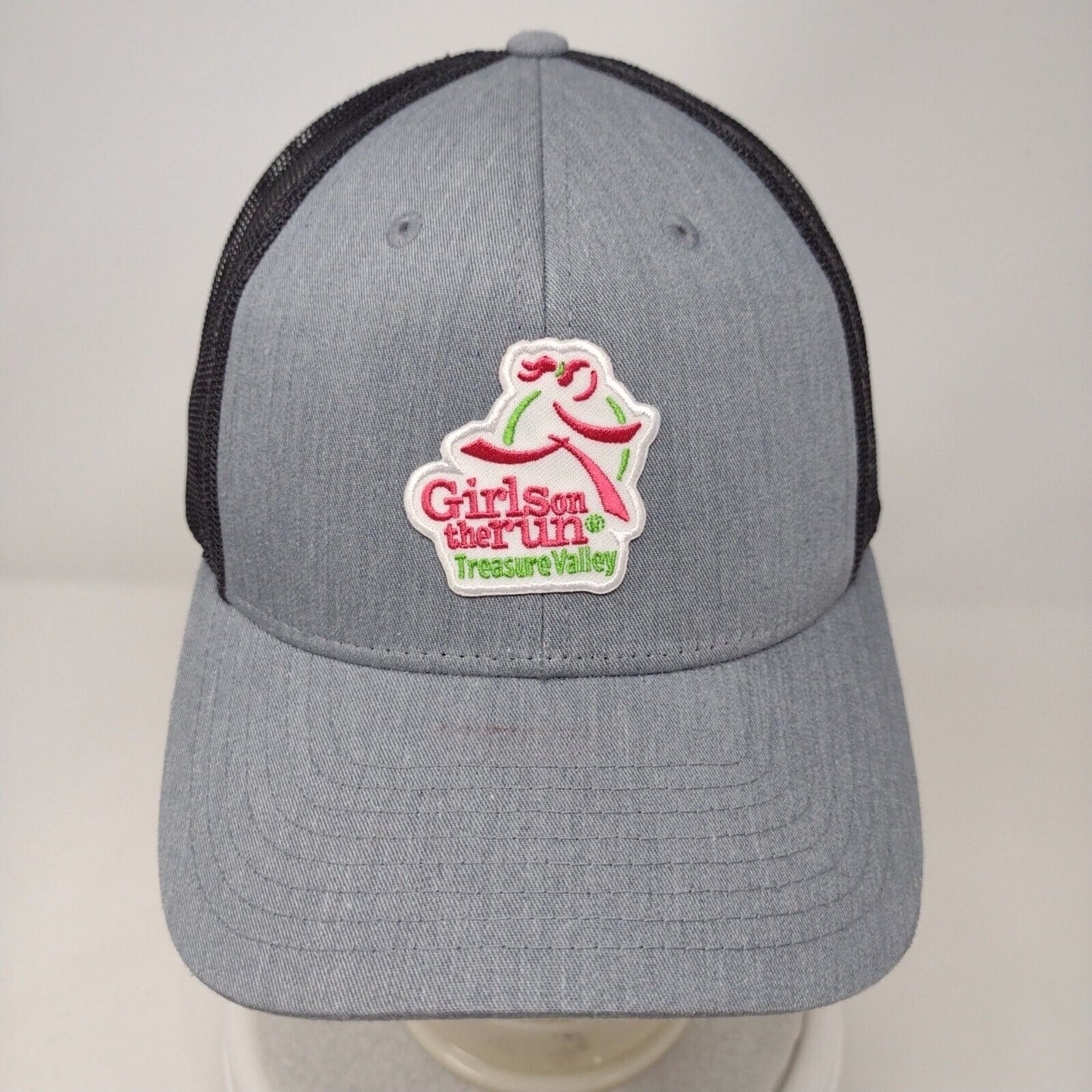 Girls on the Run Treasure Valley Patch Trucker Hat Gray M/L Mesh Back