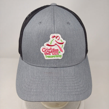 Girls on the Run Treasure Valley Patch Trucker Hat Gray M/L Mesh Back