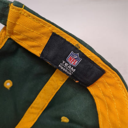 Green Bay Packers NFL Reebok Cap One Size Rhinestone Studded Yellow Adjustable