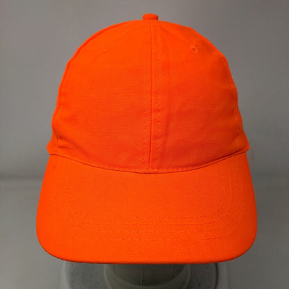 Paramount Outdoors Strapback Hat Orange OSFM Adjustable Blank Polyester