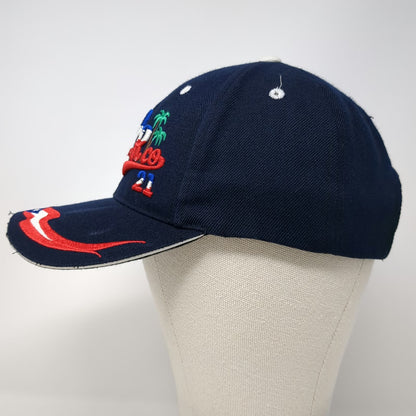 New York Design Baseball Cap Blue One Size Puerto Rico Flag P Rico 21 Hat
