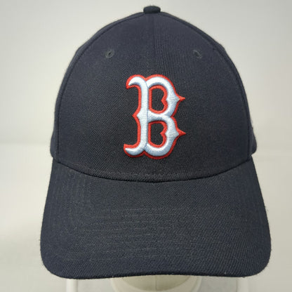Boston Red Sox MLB New Era Baseball Cap Blue L 39THIRTY Stretch Fit Ribbon Hat