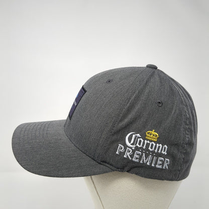 Travis Mathew Fitted Hat Gray L-XL Corona Premier Embroidered Flexfit