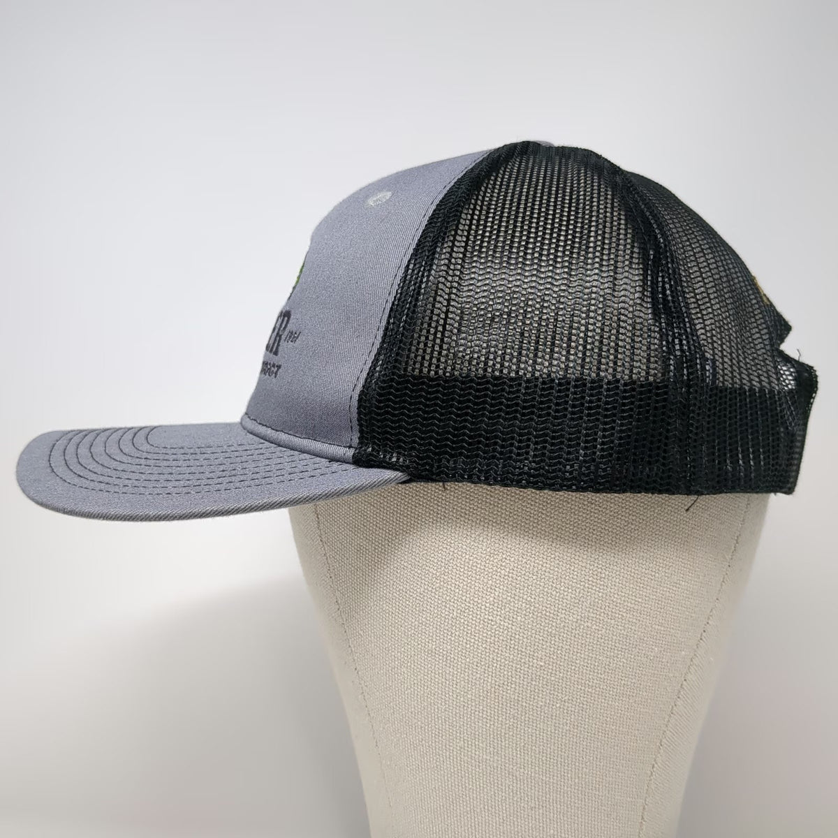 Port Authority Trucker Hat Gray Black One Size Mesh Snapback Milner Irrigation