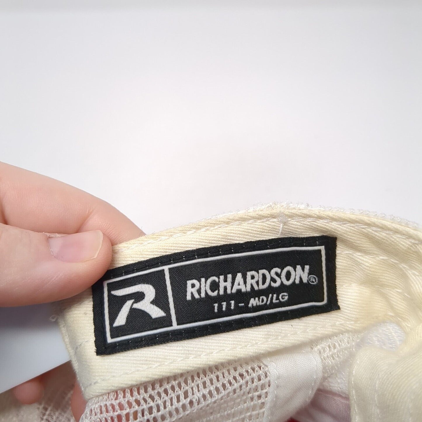 Indian Boise Snapback Trucker Hat Red M/L Mesh Back Richardson Outdoor