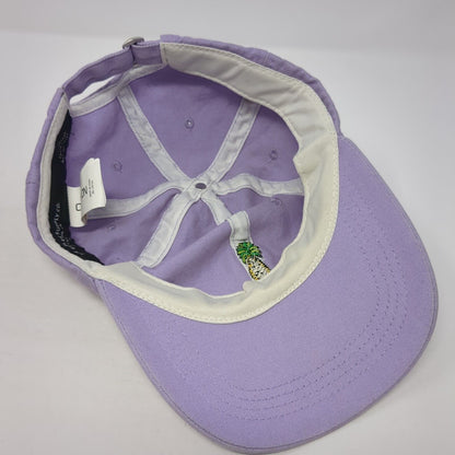 Pineapple Slideback Hat Purple One Size Adjustable Embroidered Cotton-On