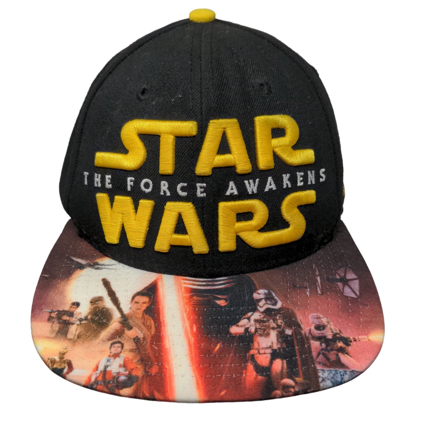 New Era 9Fifty Men's Snapback Hat Multicolor OSFM Star Wars Force Awakens Logo
