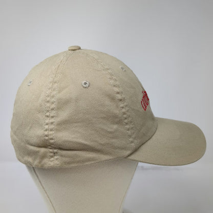 Port Authority Cardinal Utility Construction Hat Beige XL Baseball Cap Fitted