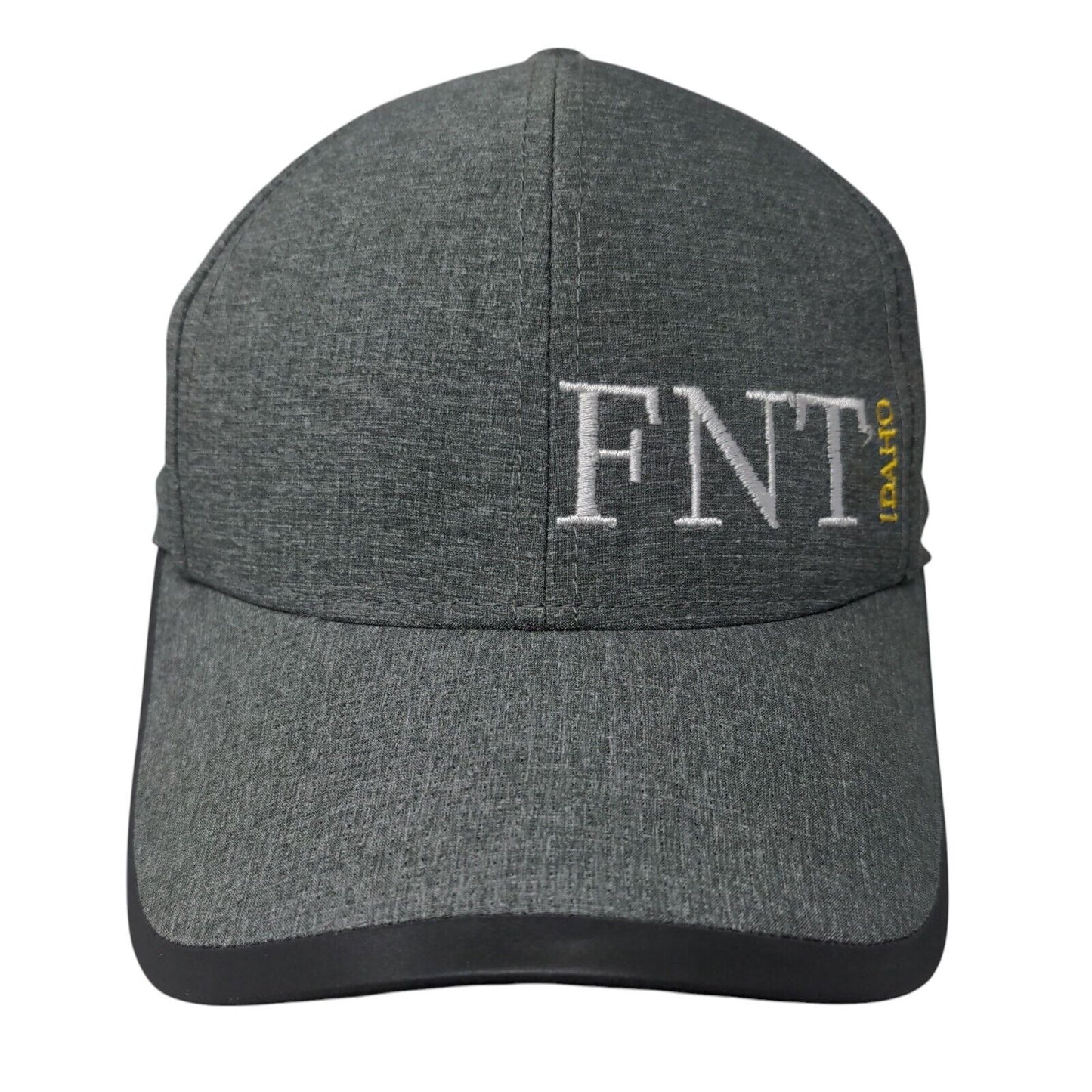 FNT Idaho Strapback Hat Gray One Size Adjustable Embroidered Ogio