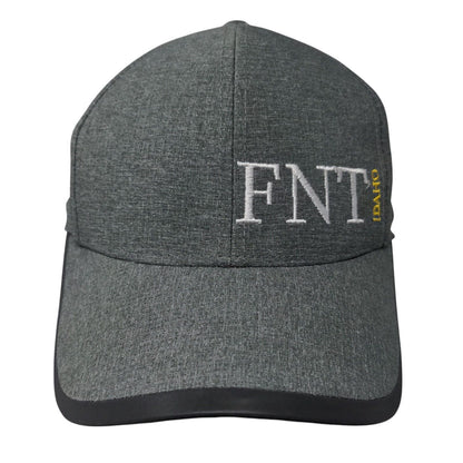 FNT Idaho Strapback Hat Gray One Size Adjustable Embroidered Ogio