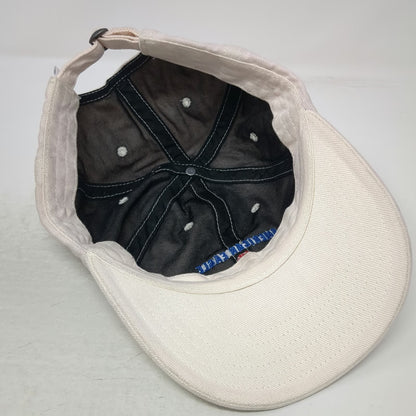 American Eagle Baseball Cap Beige One Size Embroidered Logo Twill Slideback Hat