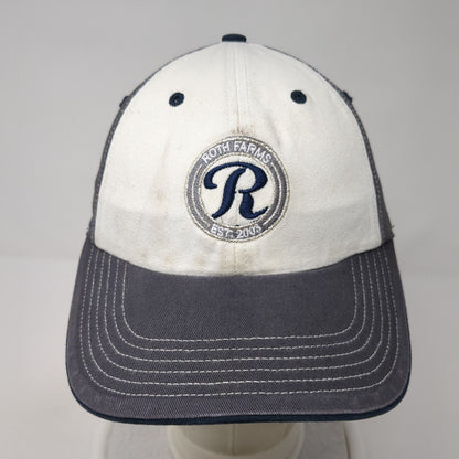 Roth Farms Est. 2003 Strapback Hat Gray M/L Adjustable Embroidered Richardson