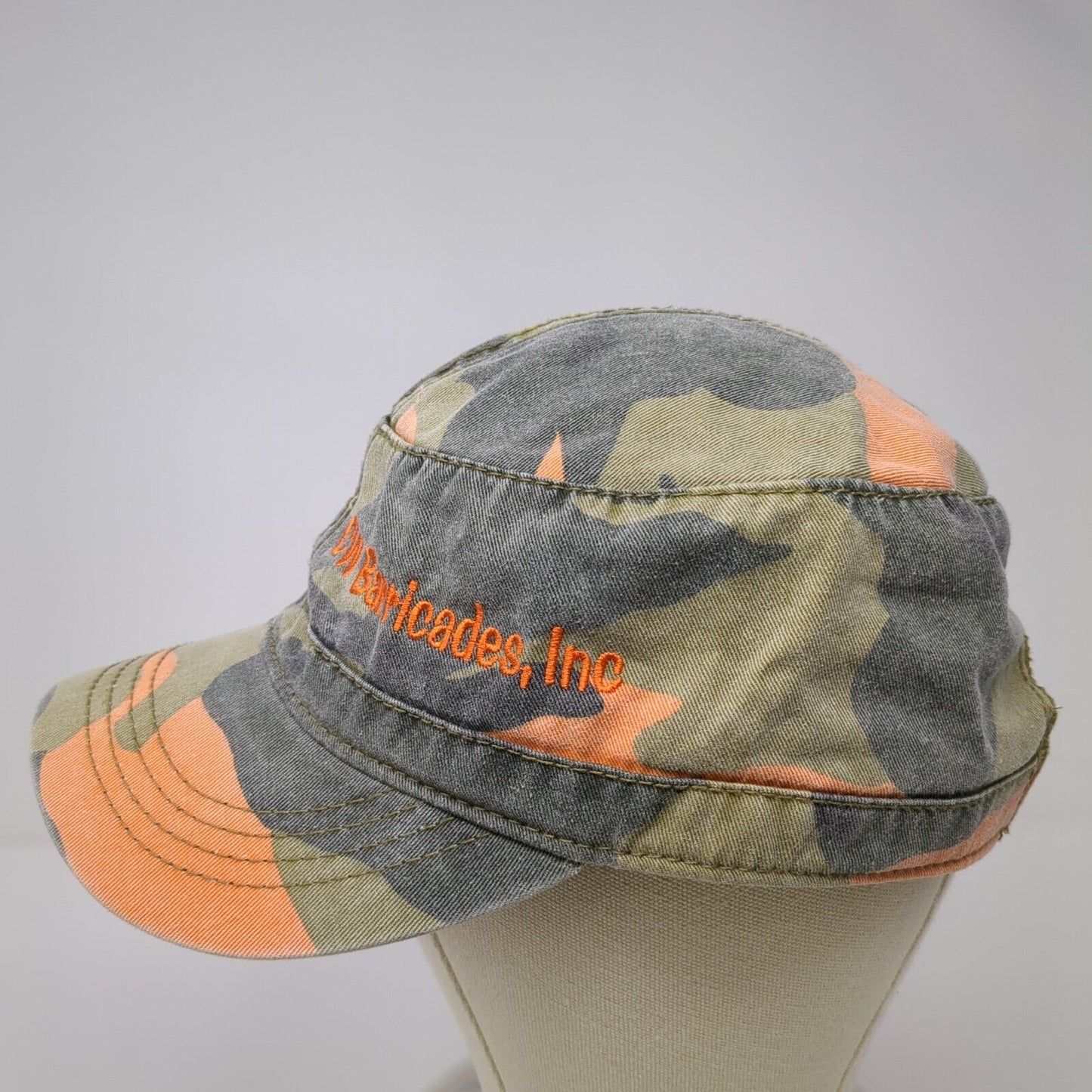 CW Barricades Inc Cadet Army Cap Camouflage One Size Adjustable Embroidered Otto