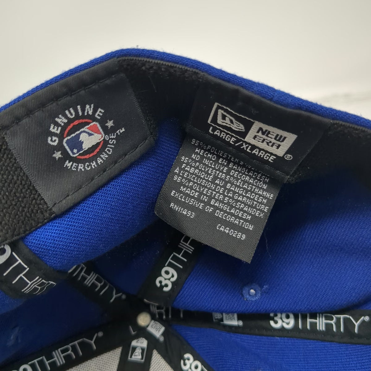 Seattle Mariners MLB New Era XL Blue Baseball Cap 39THIRTY Trident Stretch Fit