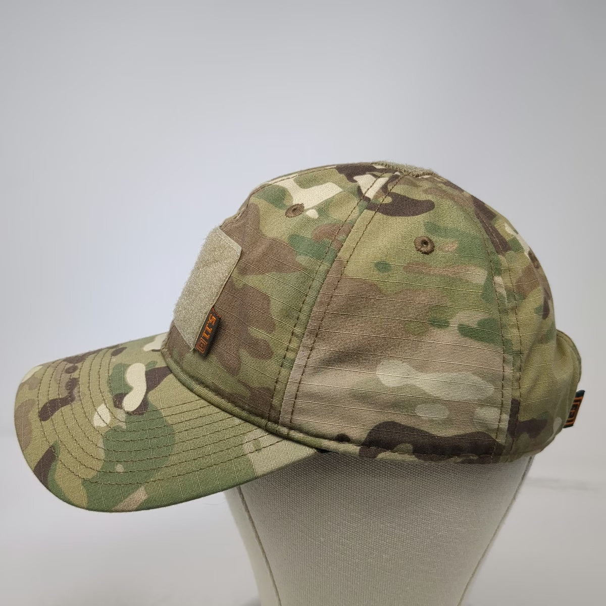 5.11 Tactical Baseball Cap Green One Size Multicam Front Loop Strapback hat