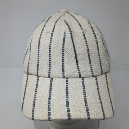 Unbranded Slideback Hat Multi One Size Striped Adjustable Leather Strap