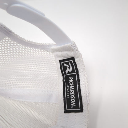 Power Engineers Snapback Trucker Hat Red OS Adjustable Mesh Back Richardson